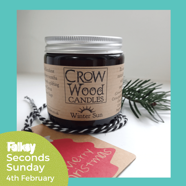 Seconds Sunday Winter Sun Soya essential oil candle