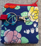 Mini Coin Purse, Mini Zip Purse, Keyring Coin Purse