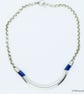 Lapis Lazuli Silver Chain Necklace - Image 1