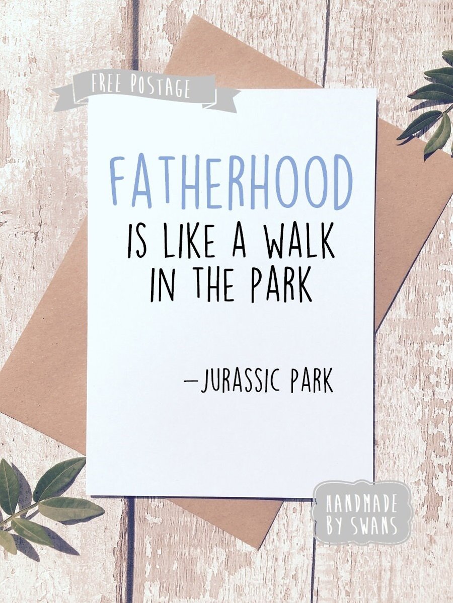 Funny fathers day card, father's day greeting card for dad, card for dad, funny 