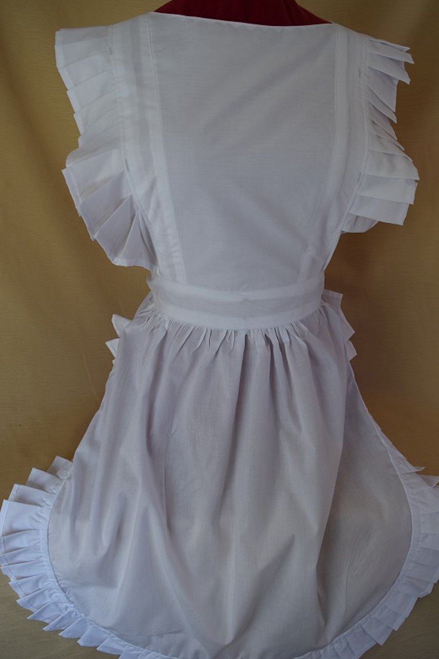 Vintage Victorian Style Full Apron Pinny - White (FC041VH)