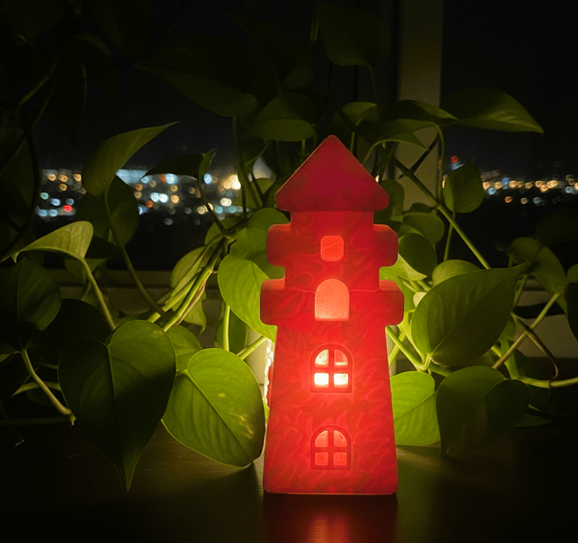 Night Light, Lamp, Lighthouse, made to order in choice of colours and lights.