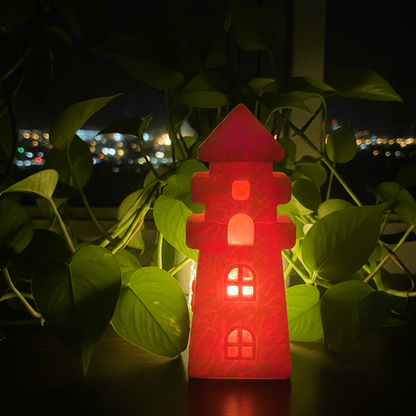 Night Light, Lamp, Lighthouse, made to order in choice of colours and lights.
