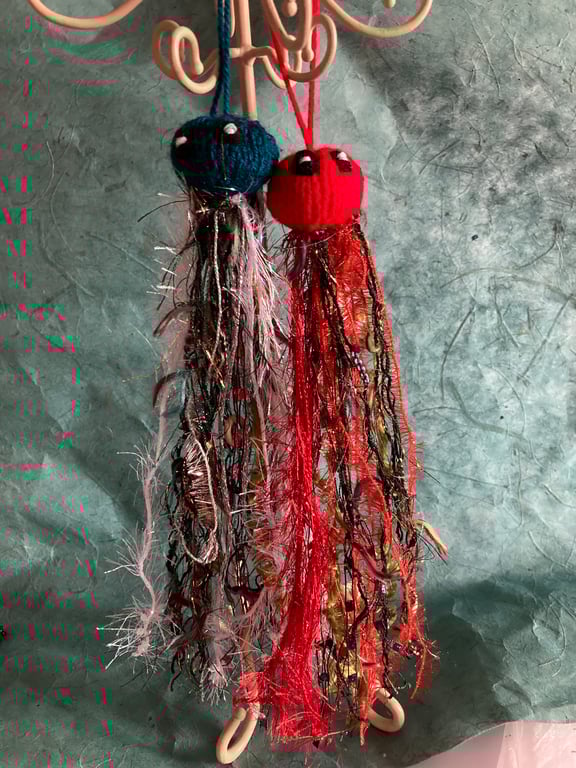 2 Christmas jellyfish