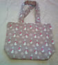 Bunnies in Pink Capes Child's Fabric Handbag