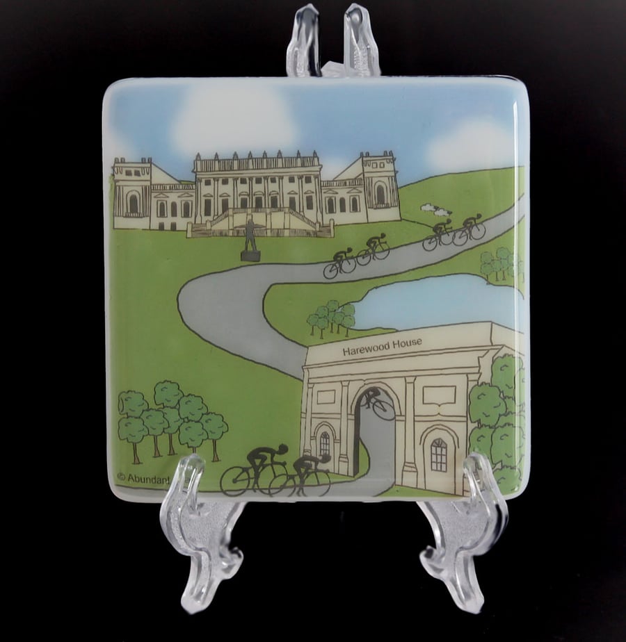 Harewood House Cyclist Coaster - Inspired by Tour de France coming to Yorkshire