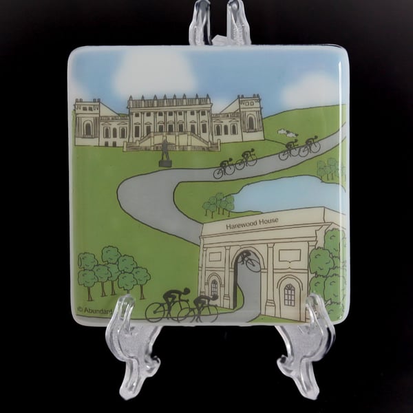 Harewood House Cyclist Coaster - Inspired by Tour de France coming to Yorkshire
