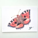Limited Edition Iridescent Watercolour Butterfly Art Print
