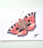 Limited Edition Iridescent Watercolour Butterfly Art Print