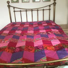 Handstitched Patchwork Quilt