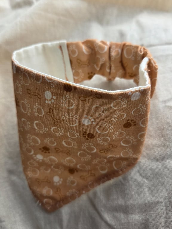 Elasticated slip-on Dog Bandana - Size S