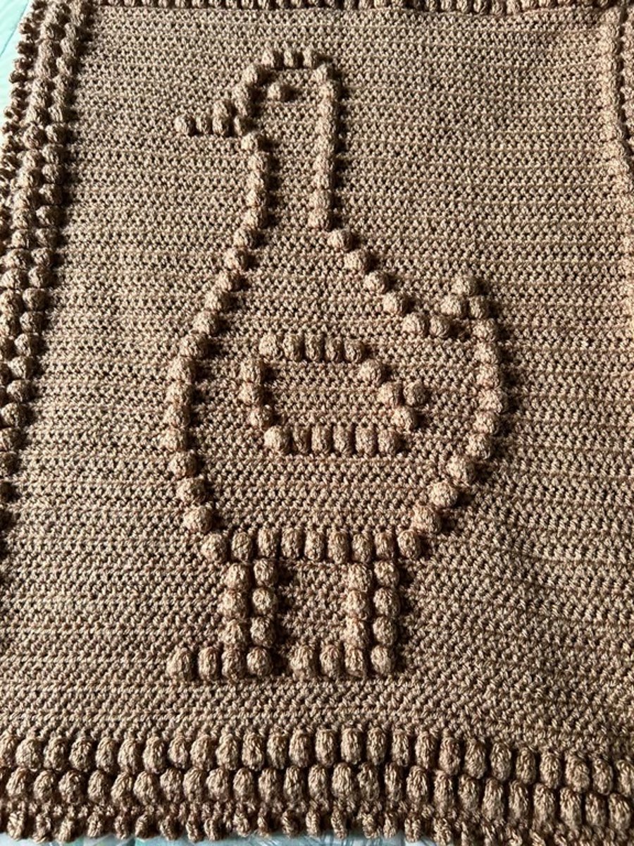 Image of A handmade Baby crochet blanket 