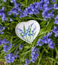 Bluebells Heart Dish - Hand Painted  - Image 4