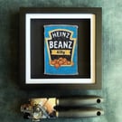 Stitched Baked Bean artwork