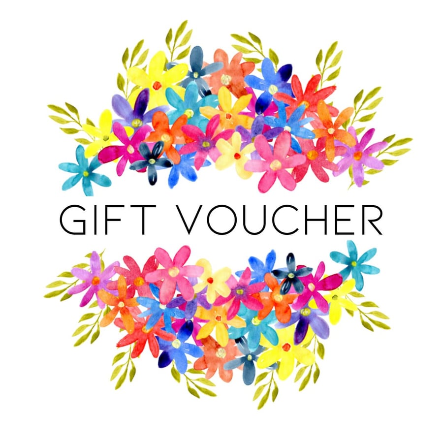 Gift Voucher for The Glass Florist - Flower Gift - Gift Voucher for Her - Last M