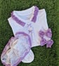 Sophia's Personalised Handmade 4-Piece School Sets -Purple & White