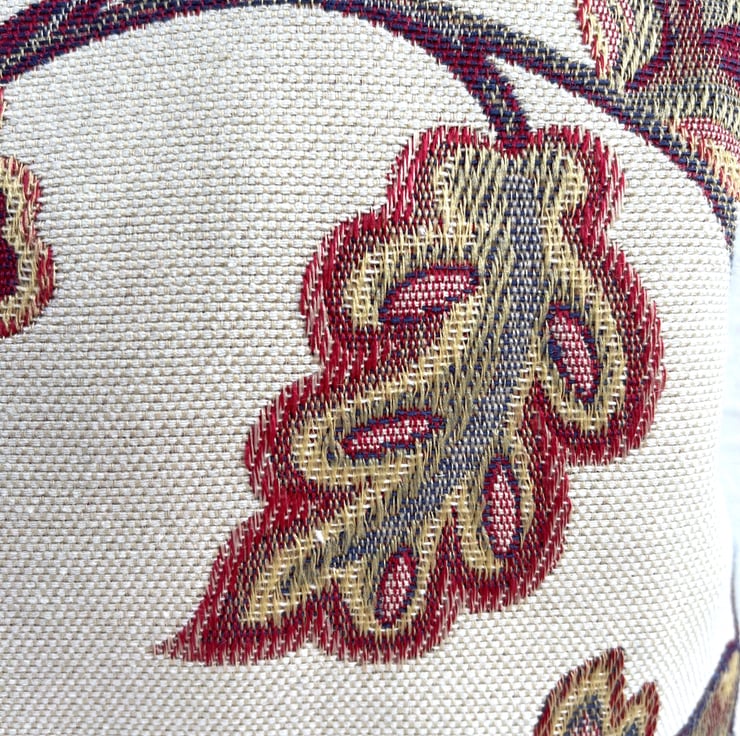 White - Floral Printed Handcrafted Multipurpose Toiletry Pouch