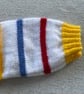White jumper with bright stripes - Image 4