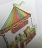 Any occasion card. 'Just for you' card. Handmade card. Funfair. Ref 011.  - Image 6