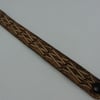 pyrographed leather bracelet ( lace up)