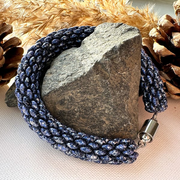 Rope Bracelet - Tweedy Blue