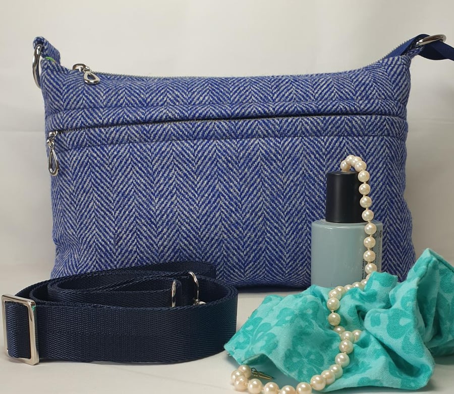Yorkshire tweed crossbody bag