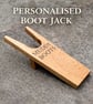 Personalised Wooden Boot Jack - Handmade Welly & Boot Remover Gift - Image 5
