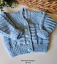 Designer Baby Boy's Hand Knitted Cardigan  3-9 months size