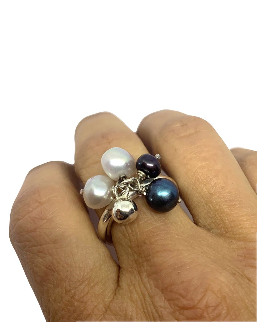 Charms ring in sterling silver 925