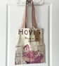 Handmade Vintage Hovis Tea Towel Tote Bag
