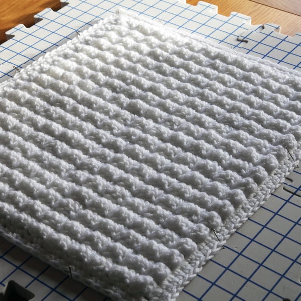 Handmade Crochet Doll Blanket Choice of Colours