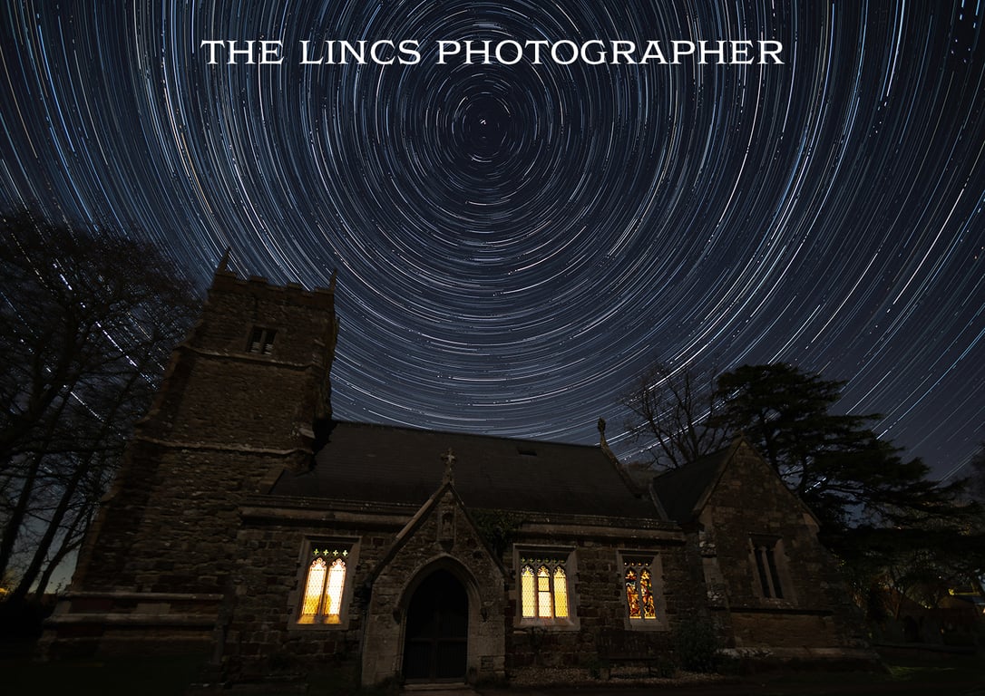 Star Trail Circles print