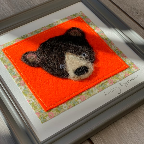 Needle Felted Bear