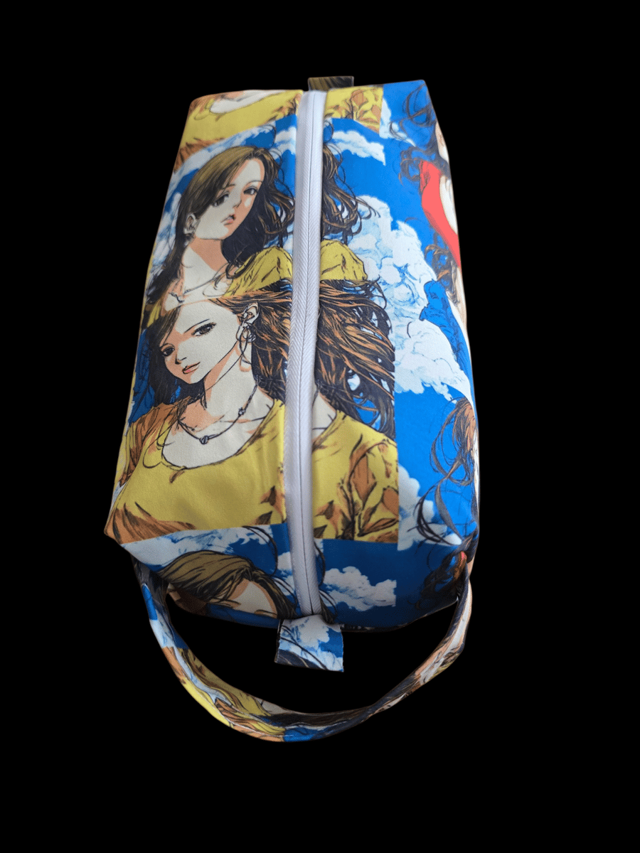Personalised large anime makeup bag