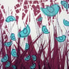 Blue Birds - 4 Colour Screen Print  Plum