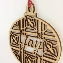 'Joy' bauble (small)