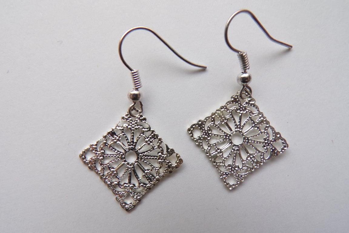 Silver Earrings, Hypoallergenic Silver Earrings
