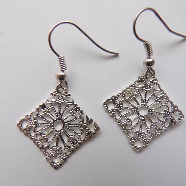 Silver Earrings, Hypoallergenic Silver Earrings