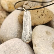 Upcycled coffee spoon handle pendant - Cutlery collection