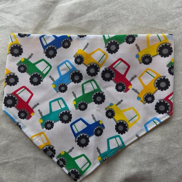 Elasticated slip-on Dog Bandana - Size M-L