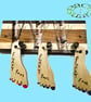 Three Key Holder on 3 coloured woods – SKU-KH1 - Image 7