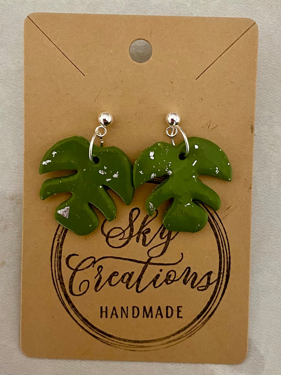 Ref: 2514 Handmade polymer clay earrings (includes FREE UK postage)