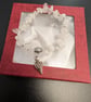 Rock Crystal Natural Gemstone Bracelet with charm and meaning card  - Image 2