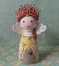 Queen Elizabeth I peg doll.