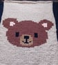 Handknitted Chunky Bear Blanket