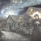 Mary's Sermon, Egryn Chapel - Giclée Print - David W. J. Lloyd - Wales Folklore