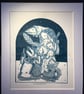 Schnabelperchten -Austrian Christmas Folklore - Limited Edition Lino Print - Image 5