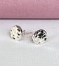 Silver Pebbles Ear Studs - Image 1