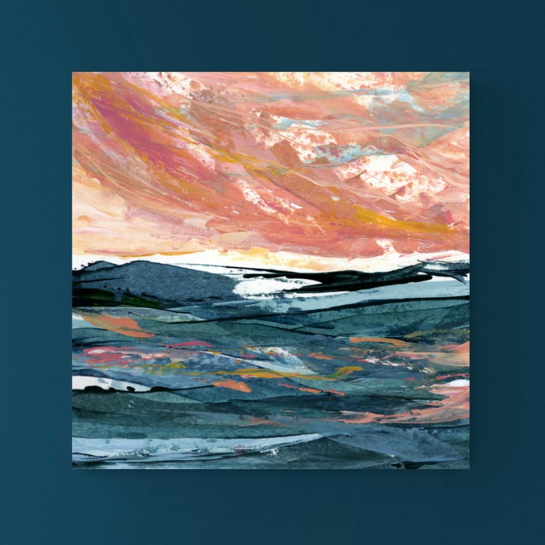 ‘A Sky Full of Joy’ 12 x 12” Seascape Print