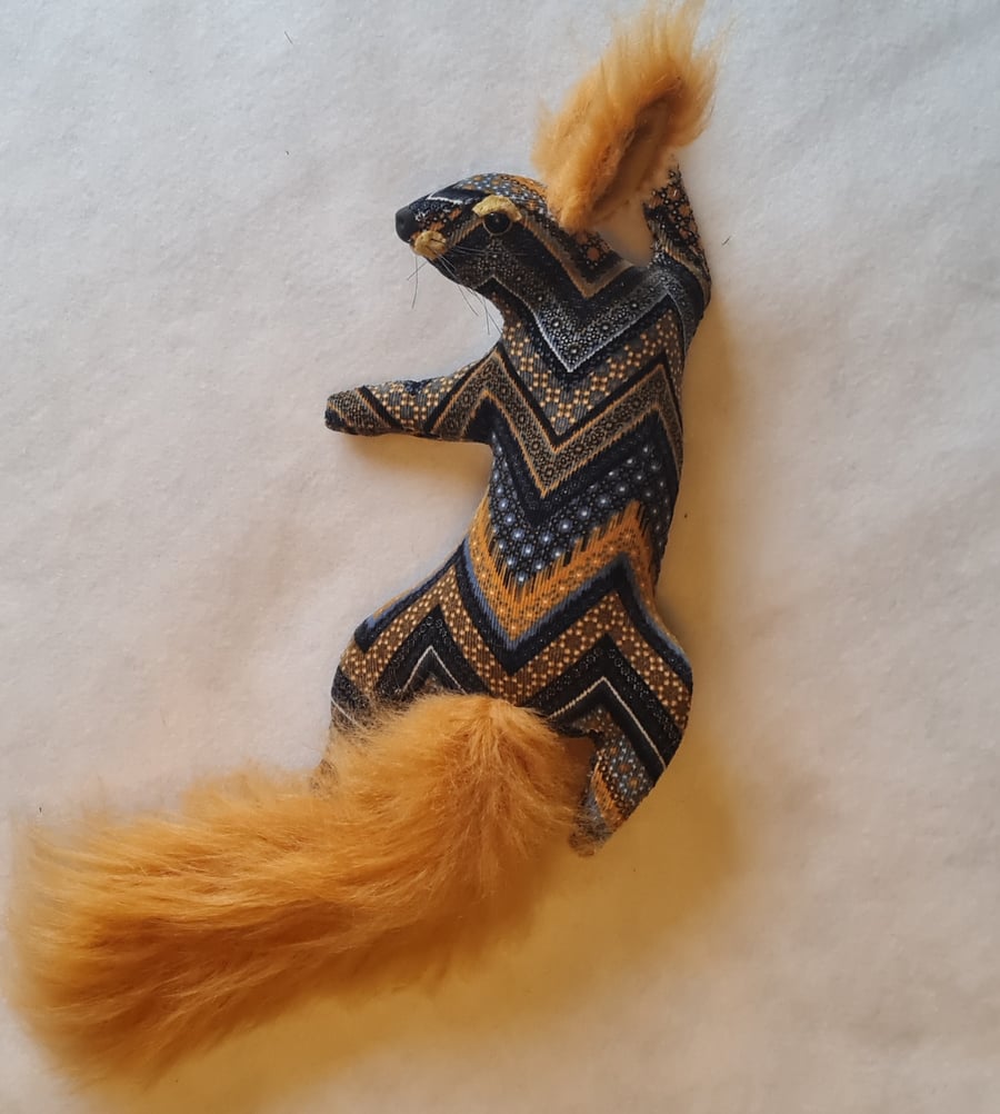  Faux squirrel wall mount - Slade the 1970s squirrel